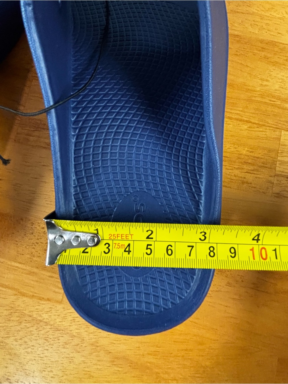 OOFOS Ooahh Navy Blue Slide Sandals Comfort Slip On Women’s 8, Men’s 6 - Picture 11 of 11